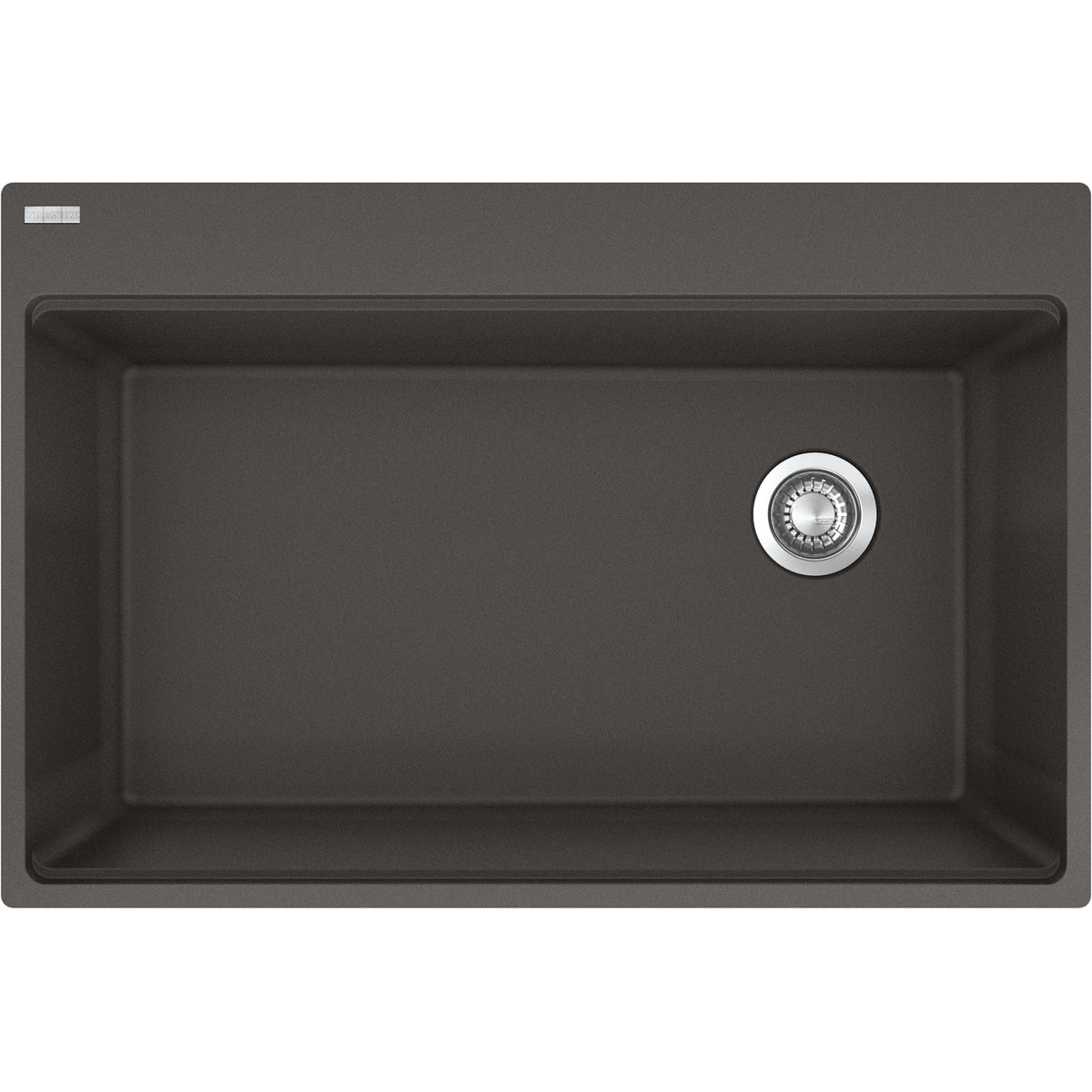 Franke Maris 33" dual mount fragranite kitchen sink MAG61031OW in Slate Grey