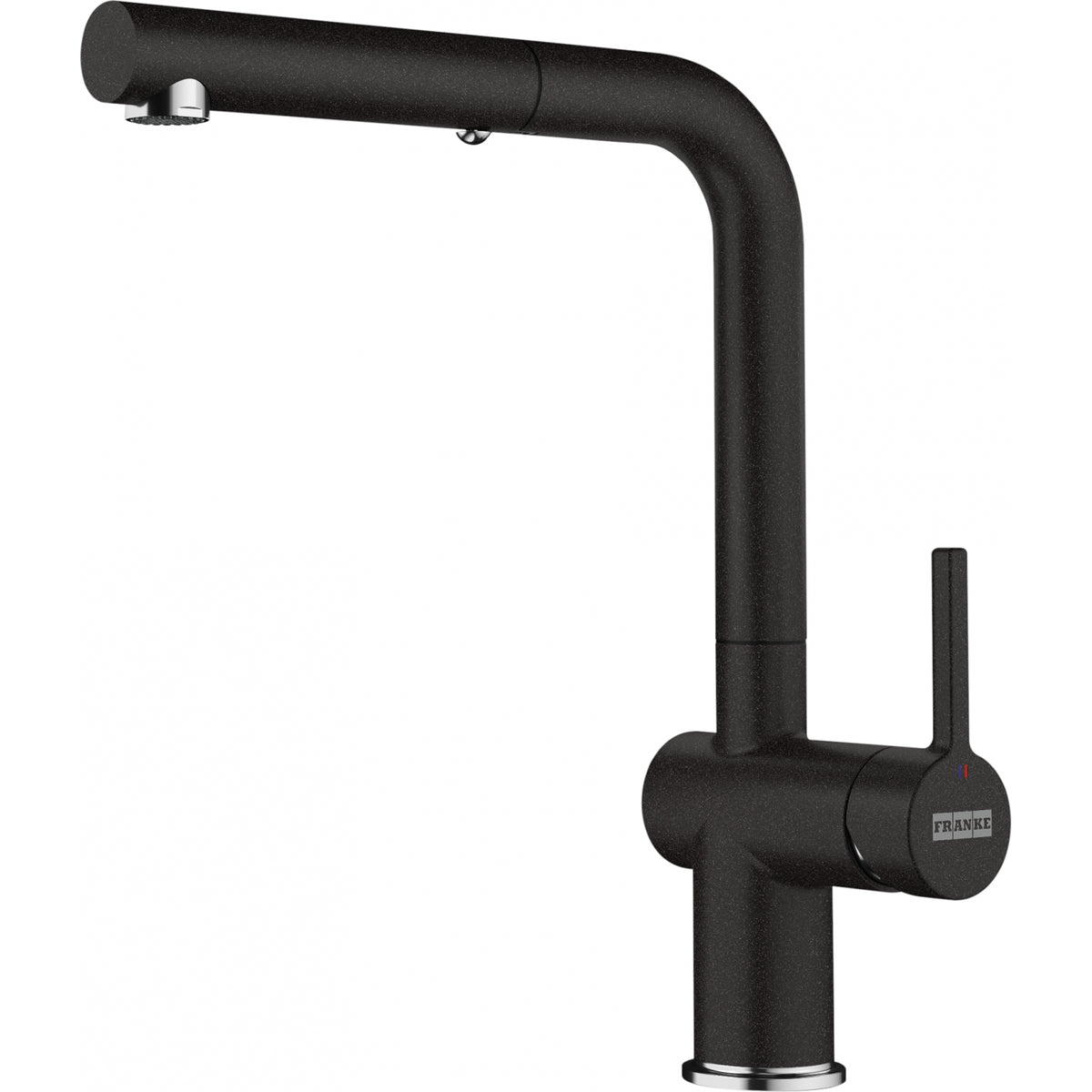 Franke Active pull-out kitchen faucet ACT-PO in Bi-Chrome/Onyx