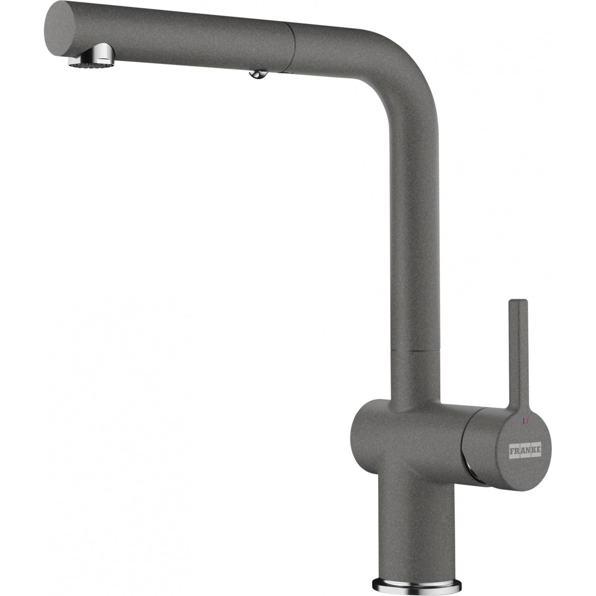 Franke Active pull-out kitchen faucet ACT-PO in Bi-Chrome/Stone Grey