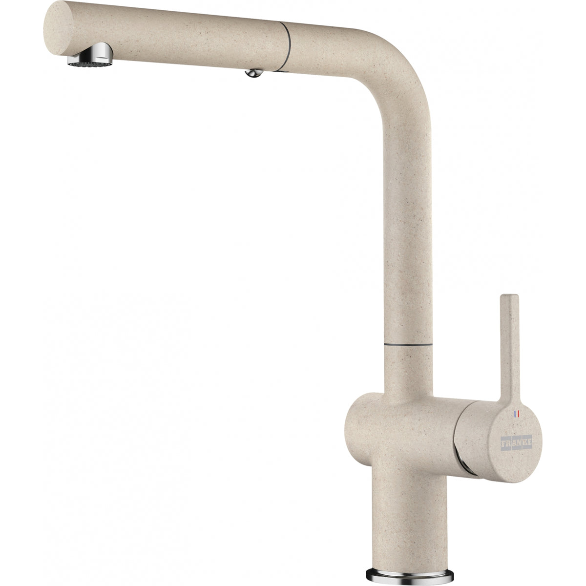 Franke Active pull-out kitchen faucet ACT-PO in Bi-Chrome/Champagne