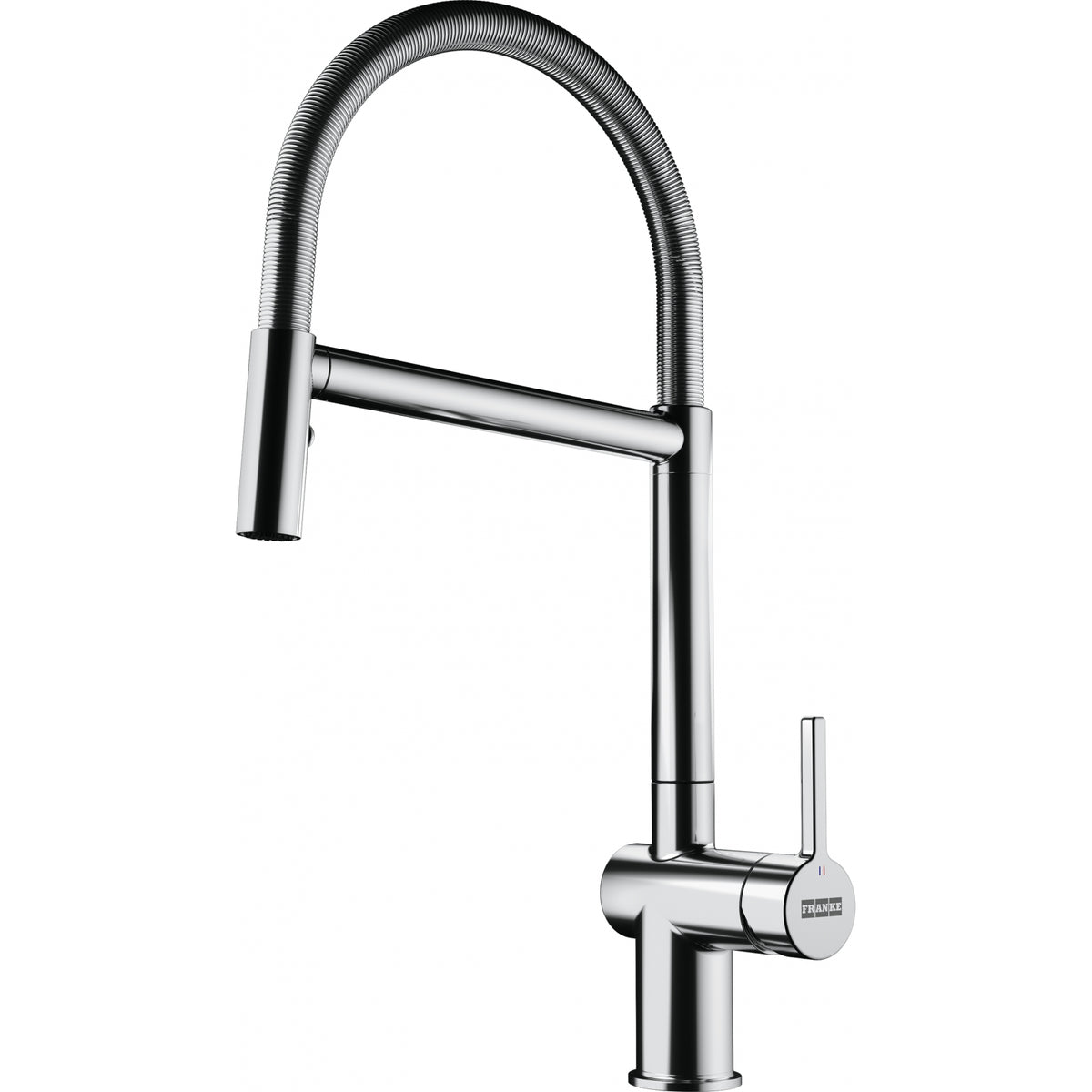 Franke Active semi-pro pull-down kitchen faucet ACT-SP in Polished Chrome