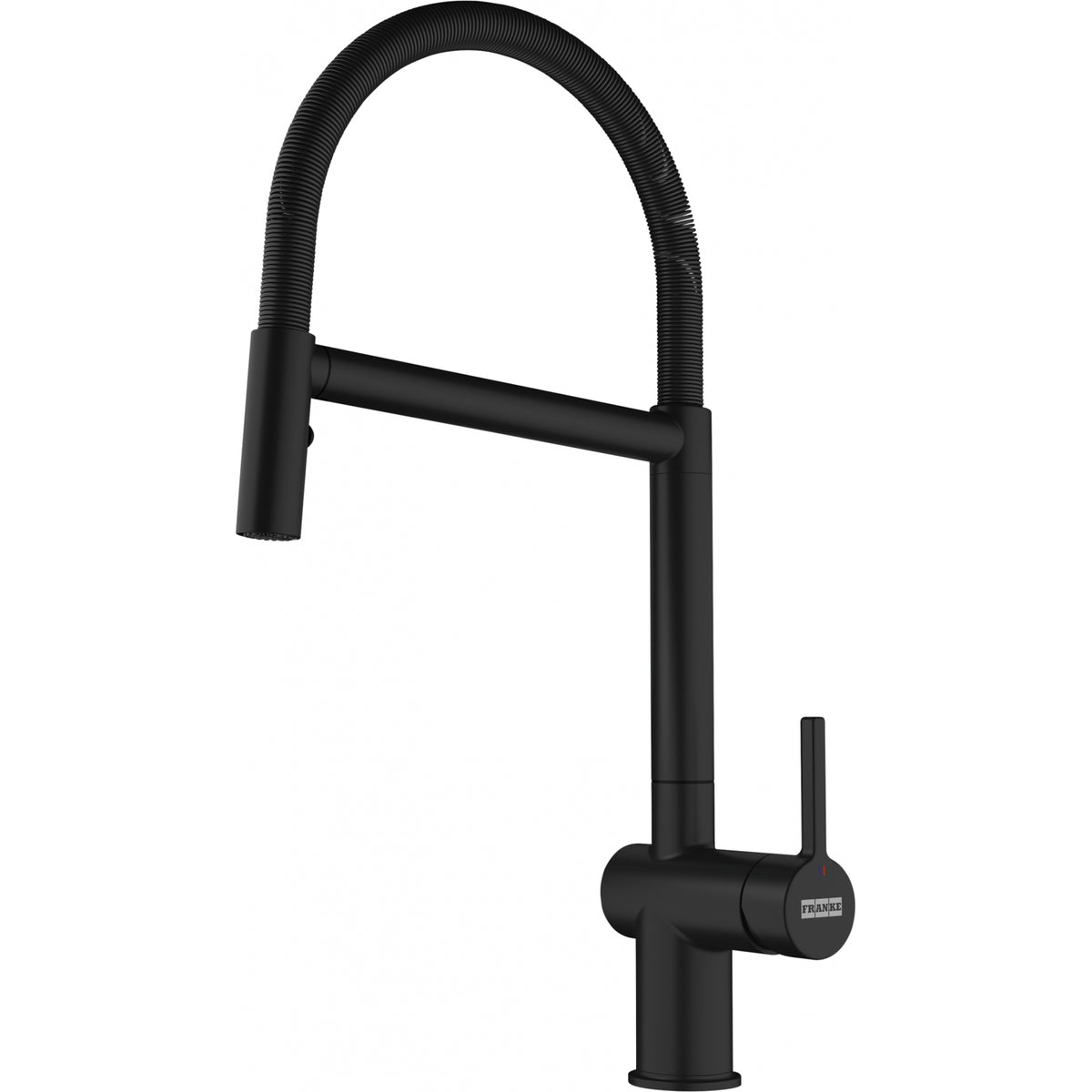 Franke Active semi-pro pull-down kitchen faucet ACT-SP in Matte Black