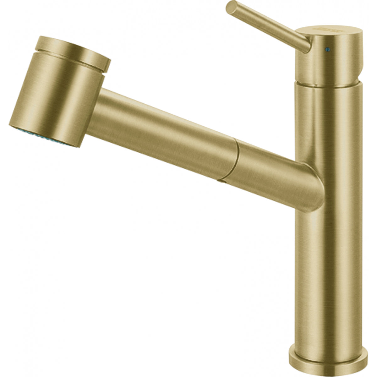 Franke Steel pull-out kitchen faucet STL-PO in Gold