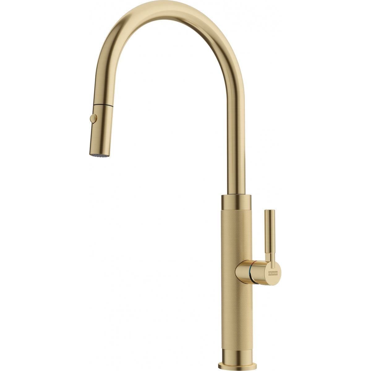 Franke Mythos Masterpiece pull-down kitchen faucet MMX-PD in Gold