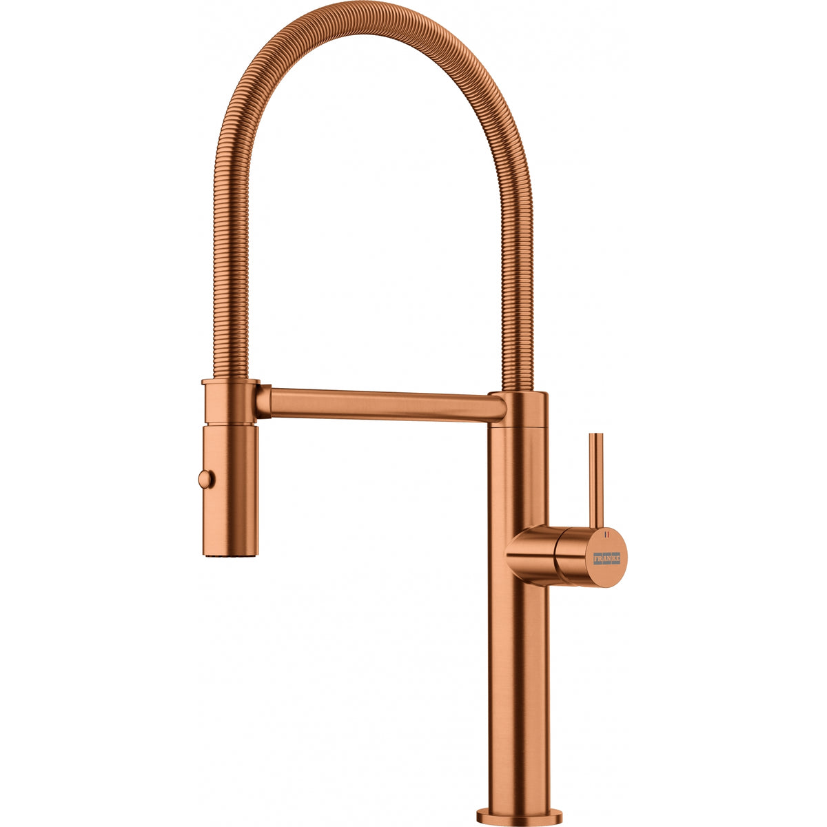 Franke Pescara semi-pro pull-down kitchen faucet PES2-SP in Copper