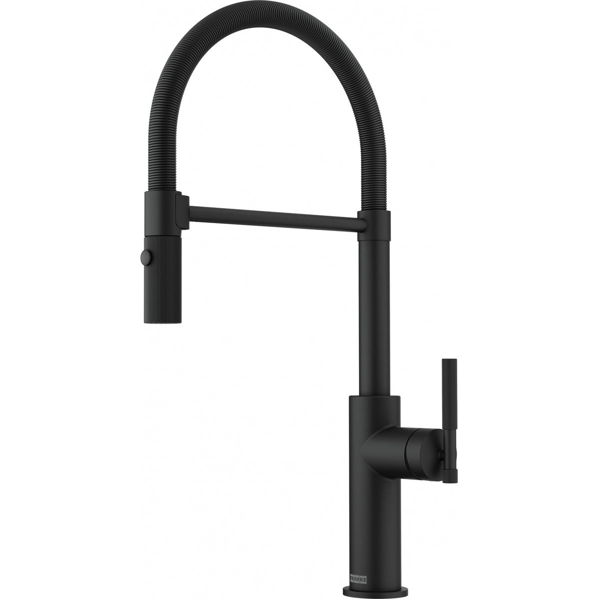 Franke Maris Stripes semi-pro pull-down kitchen faucet STR-SP in Matte Black