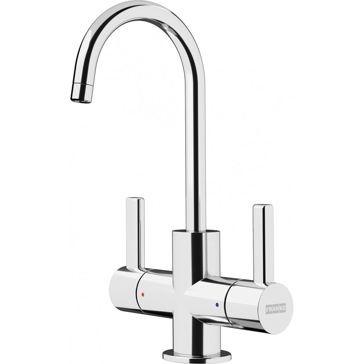 Franke Universal hot and cold filtered water faucet UNJ-HC in Stainless Steel (UNJ-HC-CHR)