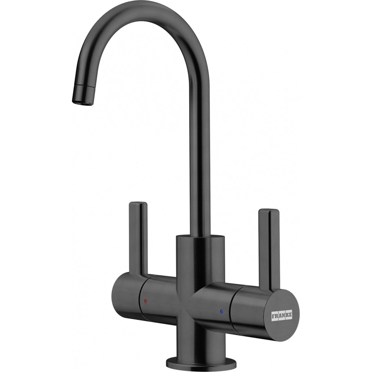 Franke Universal hot and cold filtered water faucet UNJ-HC in Industrial Black