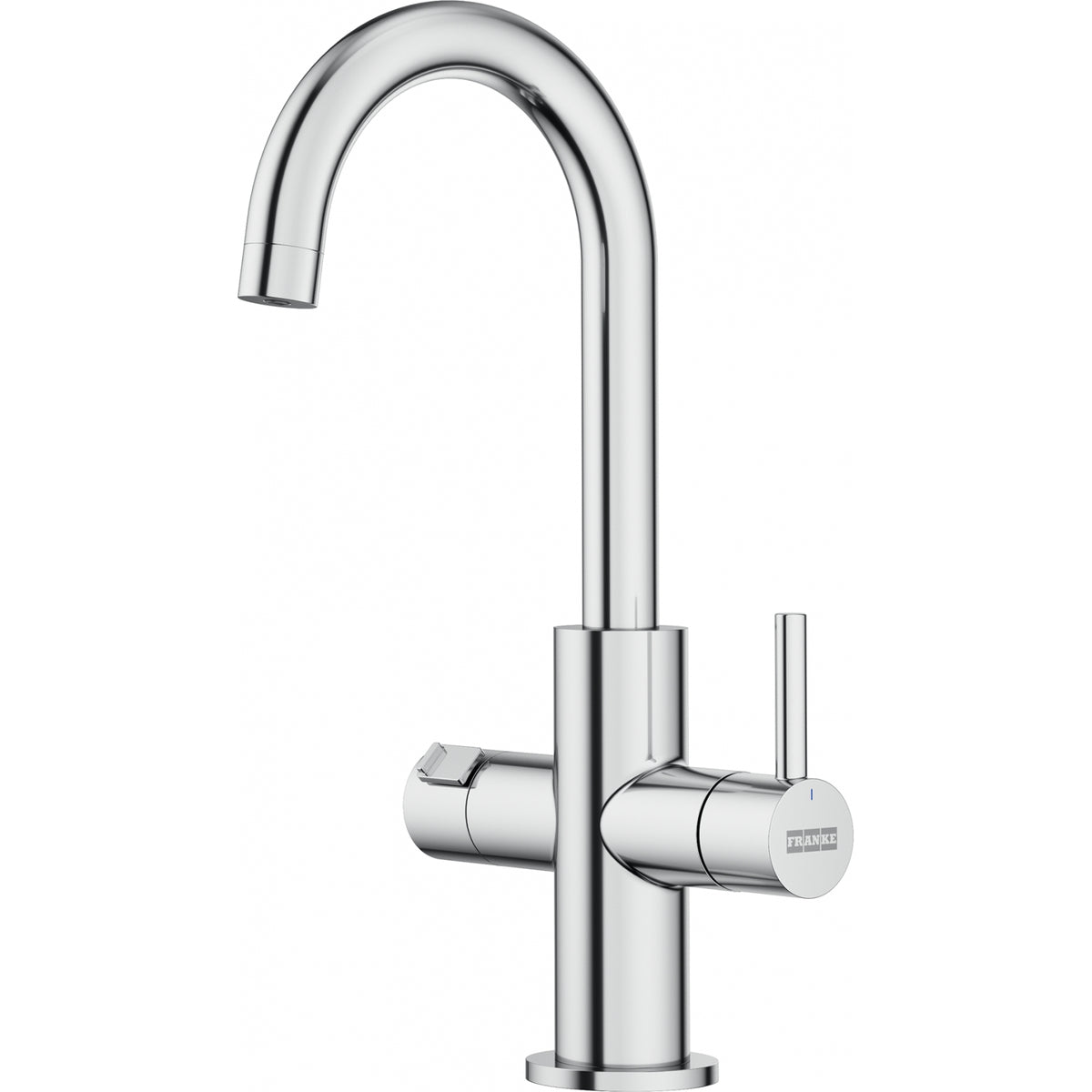 Franke Maris Lario hot and cold filtered water faucet LAR-HC in Polished Chrome