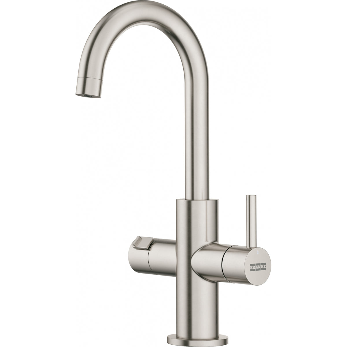 Franke Maris Lario hot and cold filtered water faucet LAR-HC in Satin Nickel