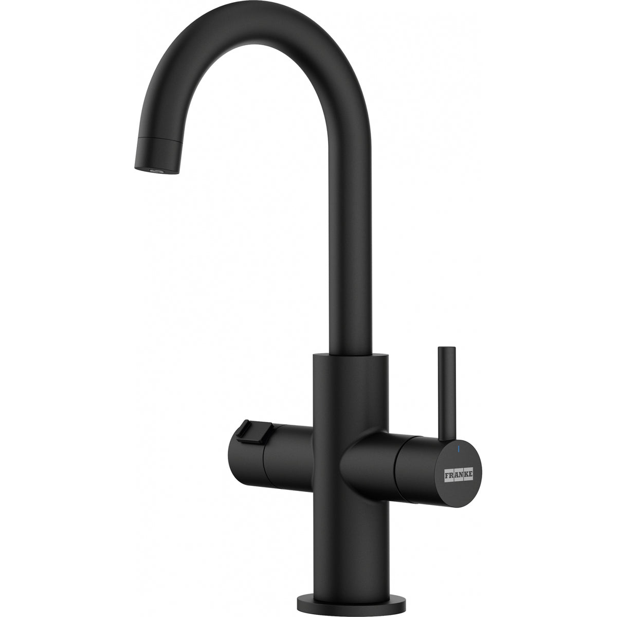 Franke Maris Lario hot and cold filtered water faucet LAR-HC in Matte Black