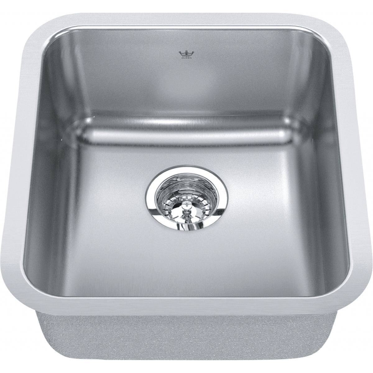 Kindred Steel Queen 16.75" undermount stainless steel kitchen sink QSUA1917-8
