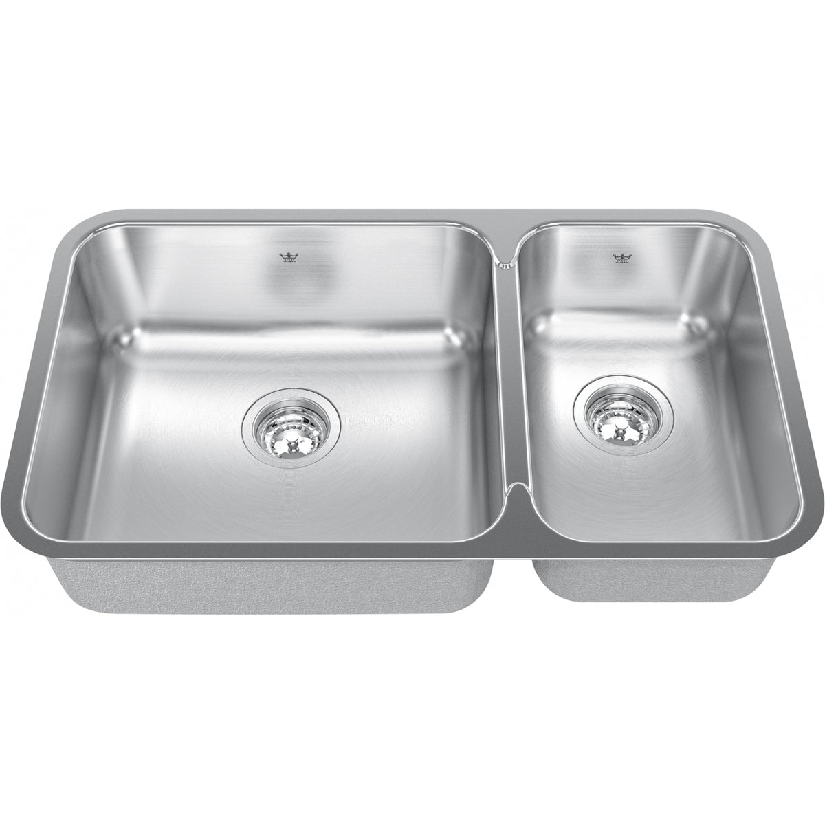 Kindred Steel Queen 30.88" undermount stainless steel kitchen sink QCUA1831R-8
