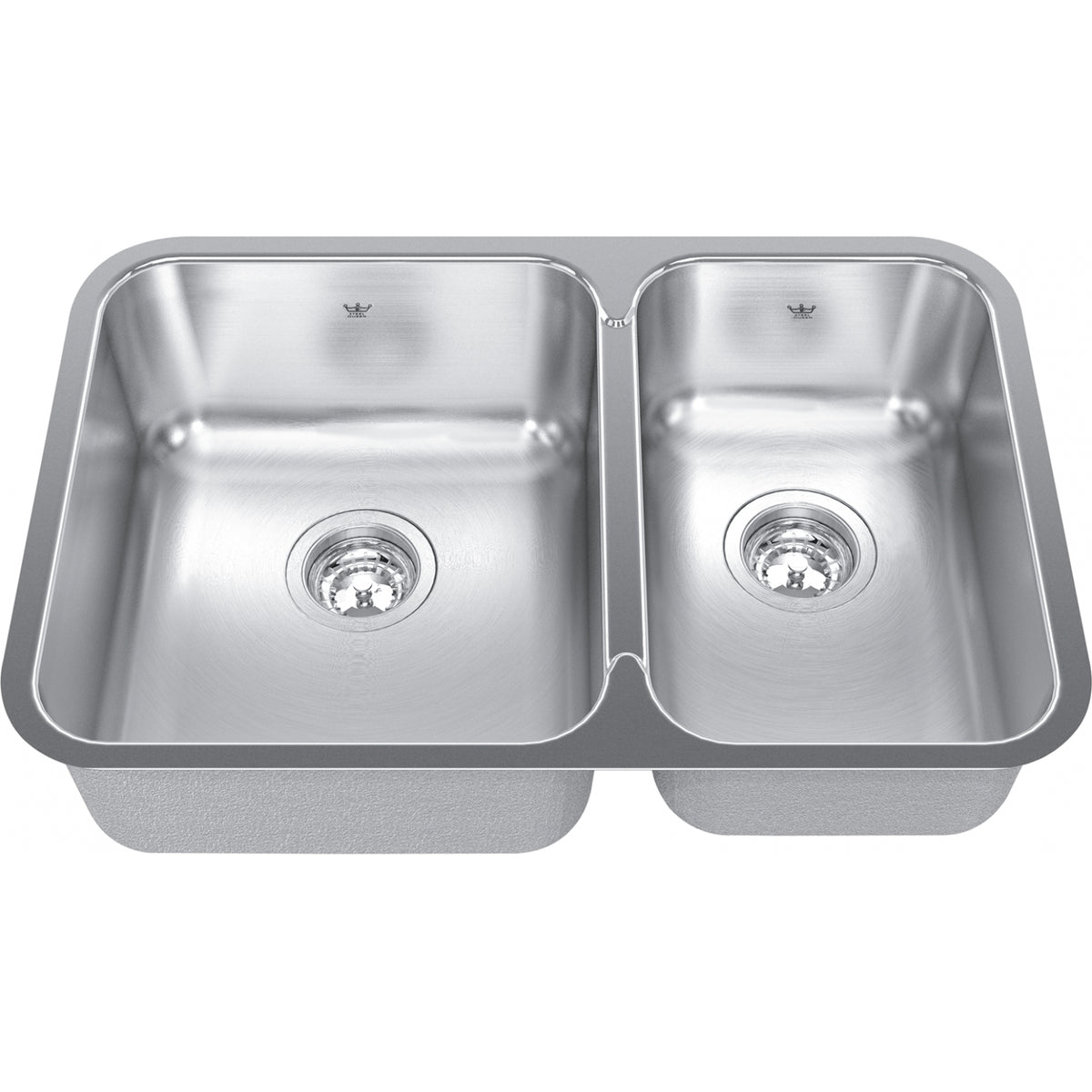Kindred Steel Queen 26.88" undermount stainless steel kitchen sink QCUA1827R-8