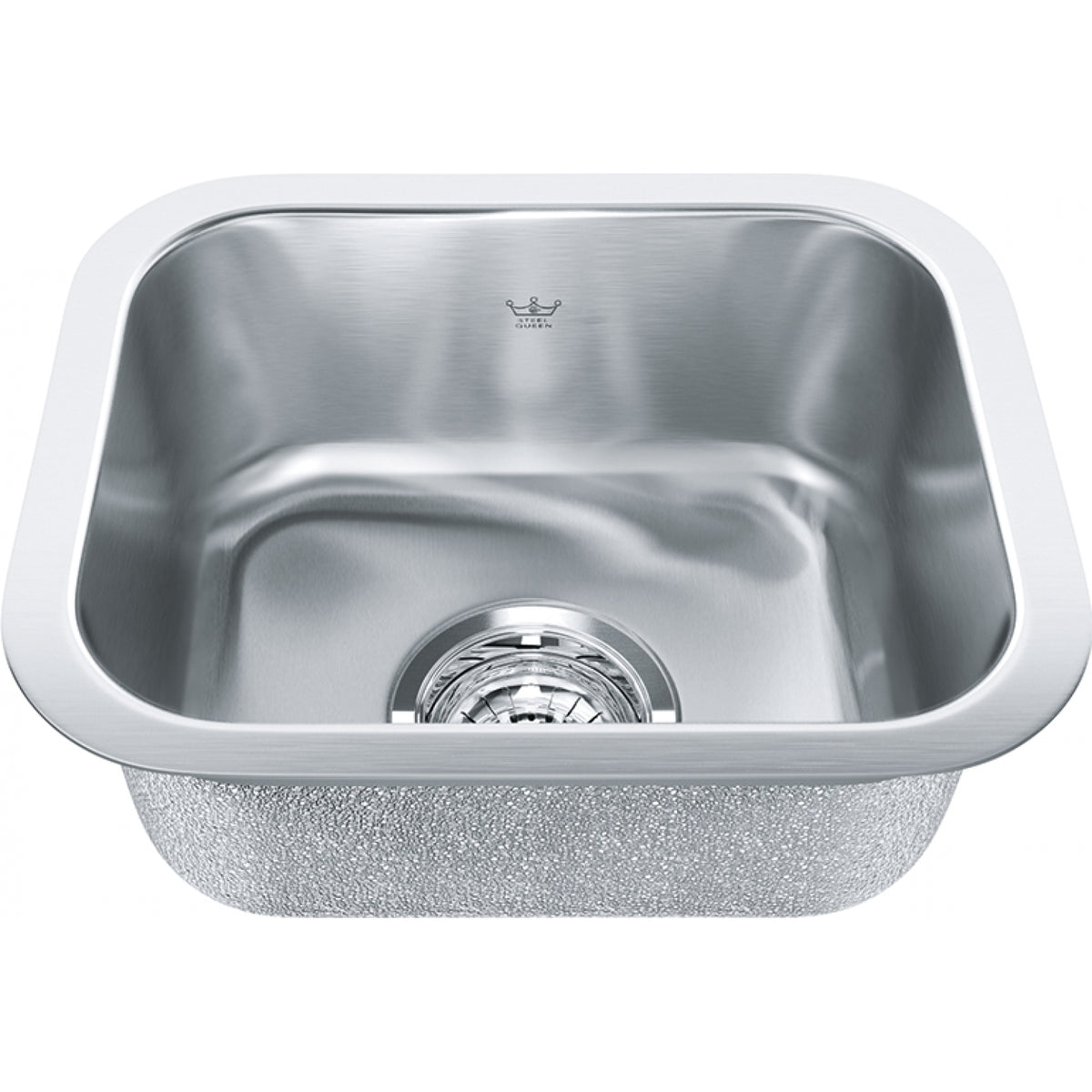 Kindred Steel Queen 13.38" undermount stainless steel kitchen sink QSU1113-6