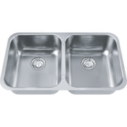 Kindred Reginox 31" undermount stainless steel kitchen sink RDU1831-7