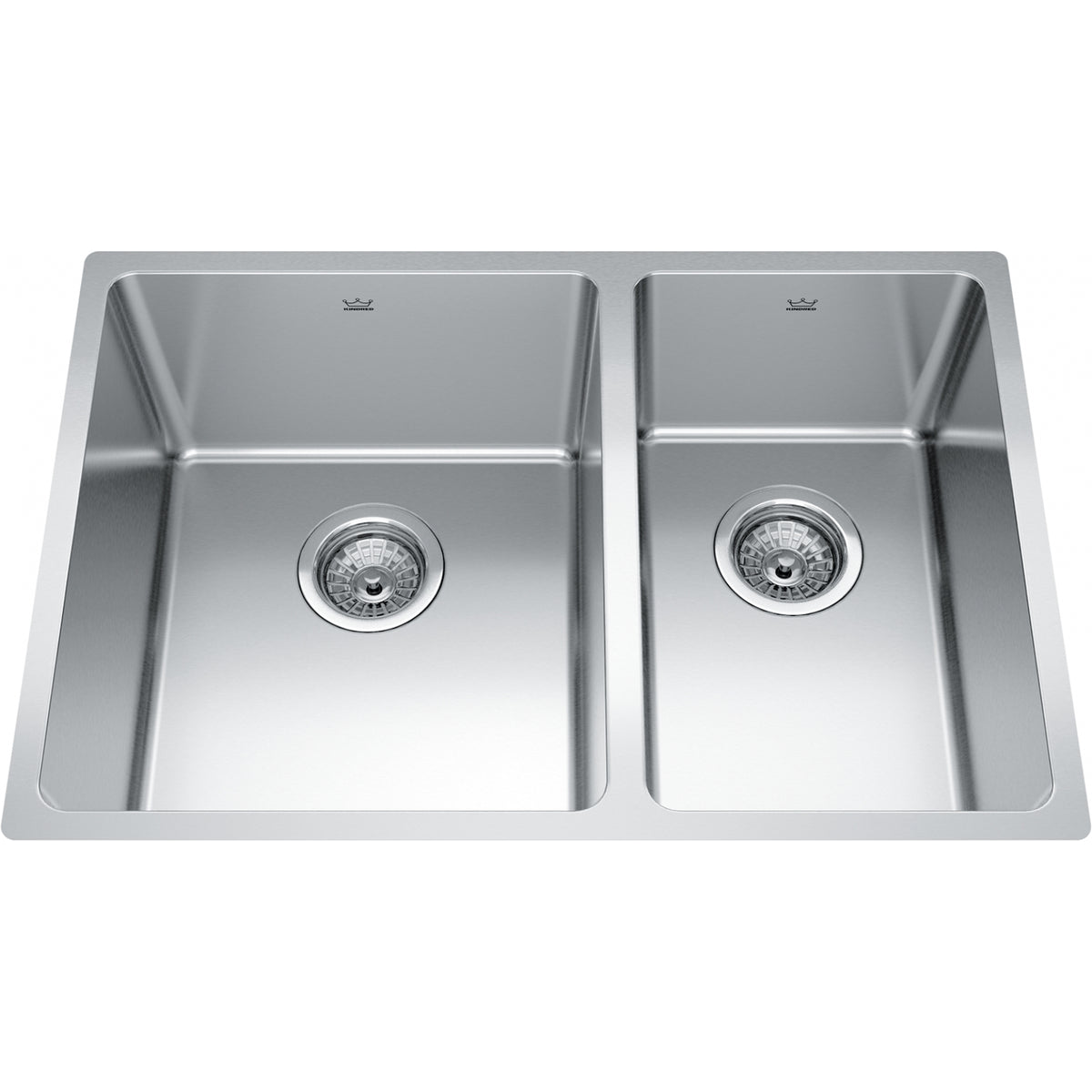 Kindred Brookmore 26.6" undermount stainless steel kitchen sink BCU1827R-9