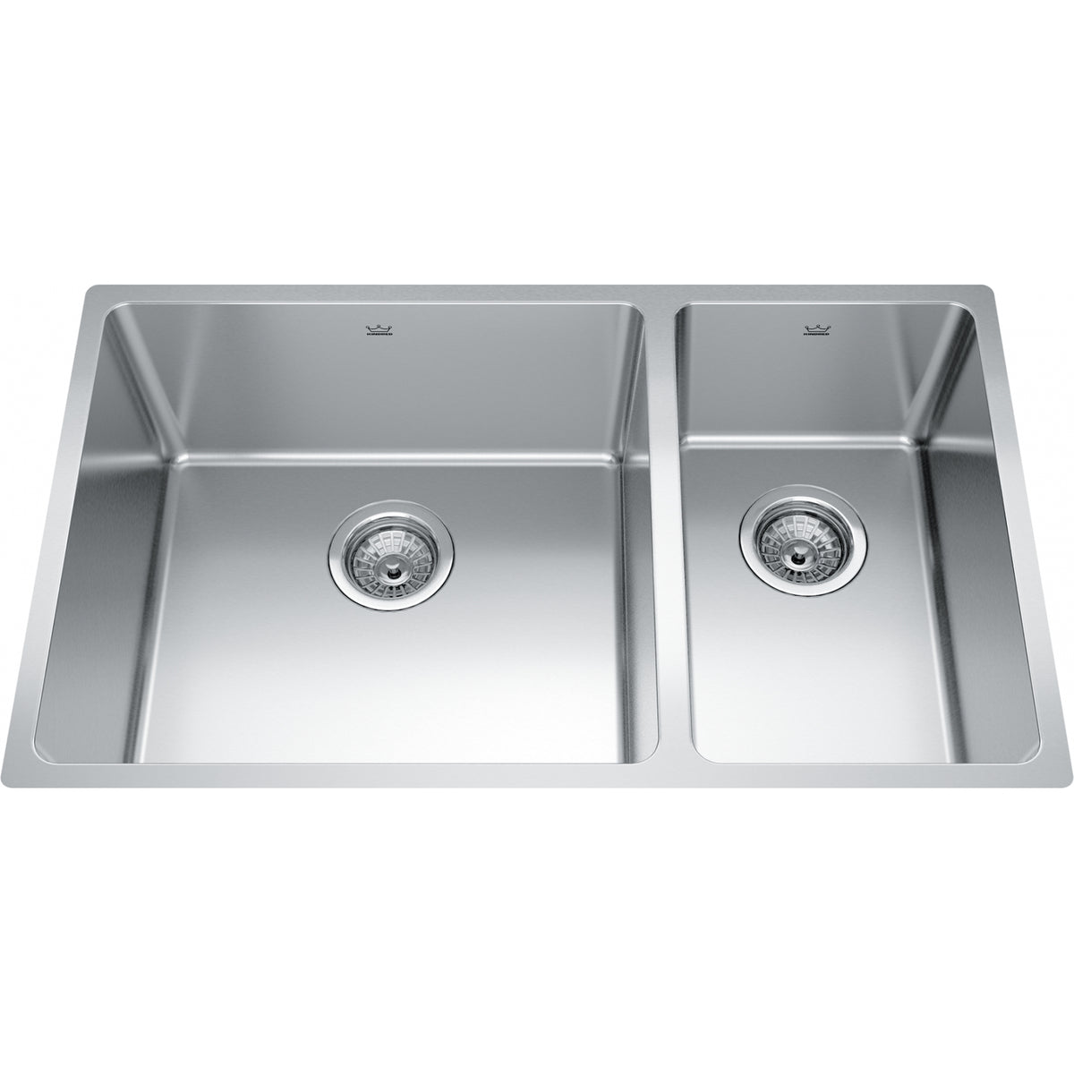 Kindred Brookmore 30.6" undermount stainless steel kitchen sink BCU1831R-9