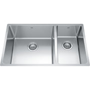Kindred Brookmore 30.6" undermount stainless steel kitchen sink BCU1831R-9