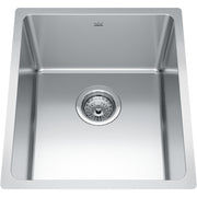 Kindred Brookmore 15.6" undermount stainless steel kitchen sink BSU1816-9