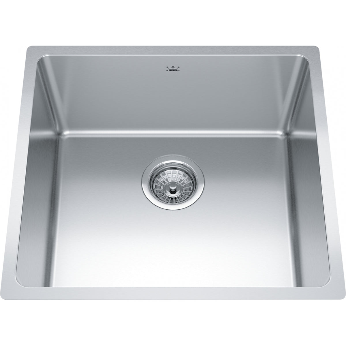 Kindred Brookmore 19.6" undermount stainless steel kitchen sink BSU1820-9