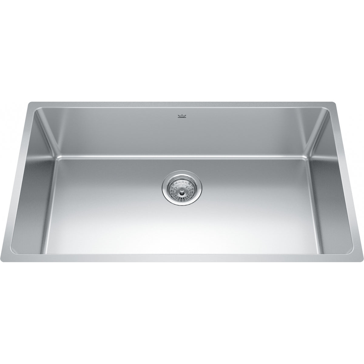 Kindred Brookmore 32.5" undermount stainless steel kitchen sink BSU1832-9-WKC