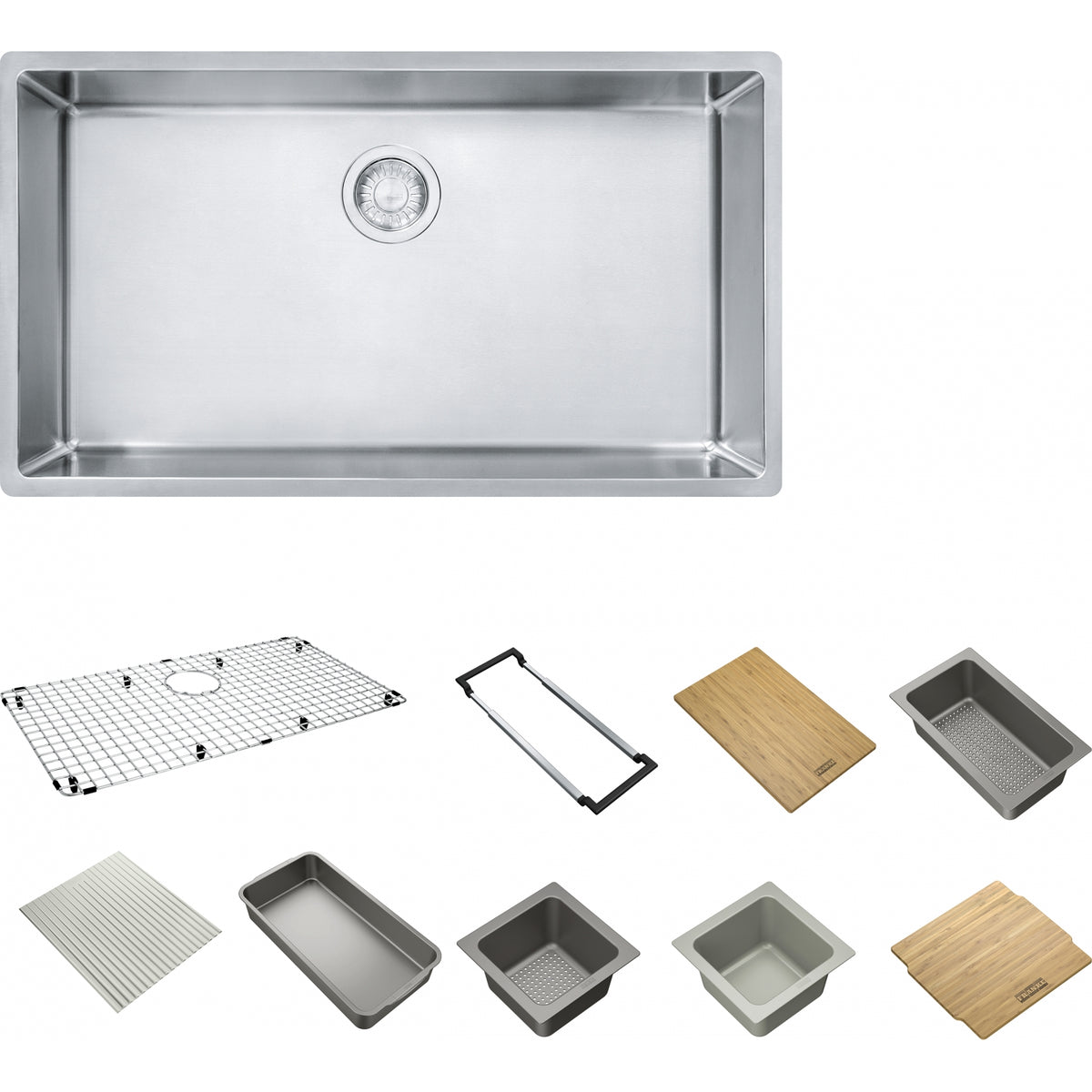 Franke Cube 31.5" undermount stainless steel kitchen sink CUX11030-WKC