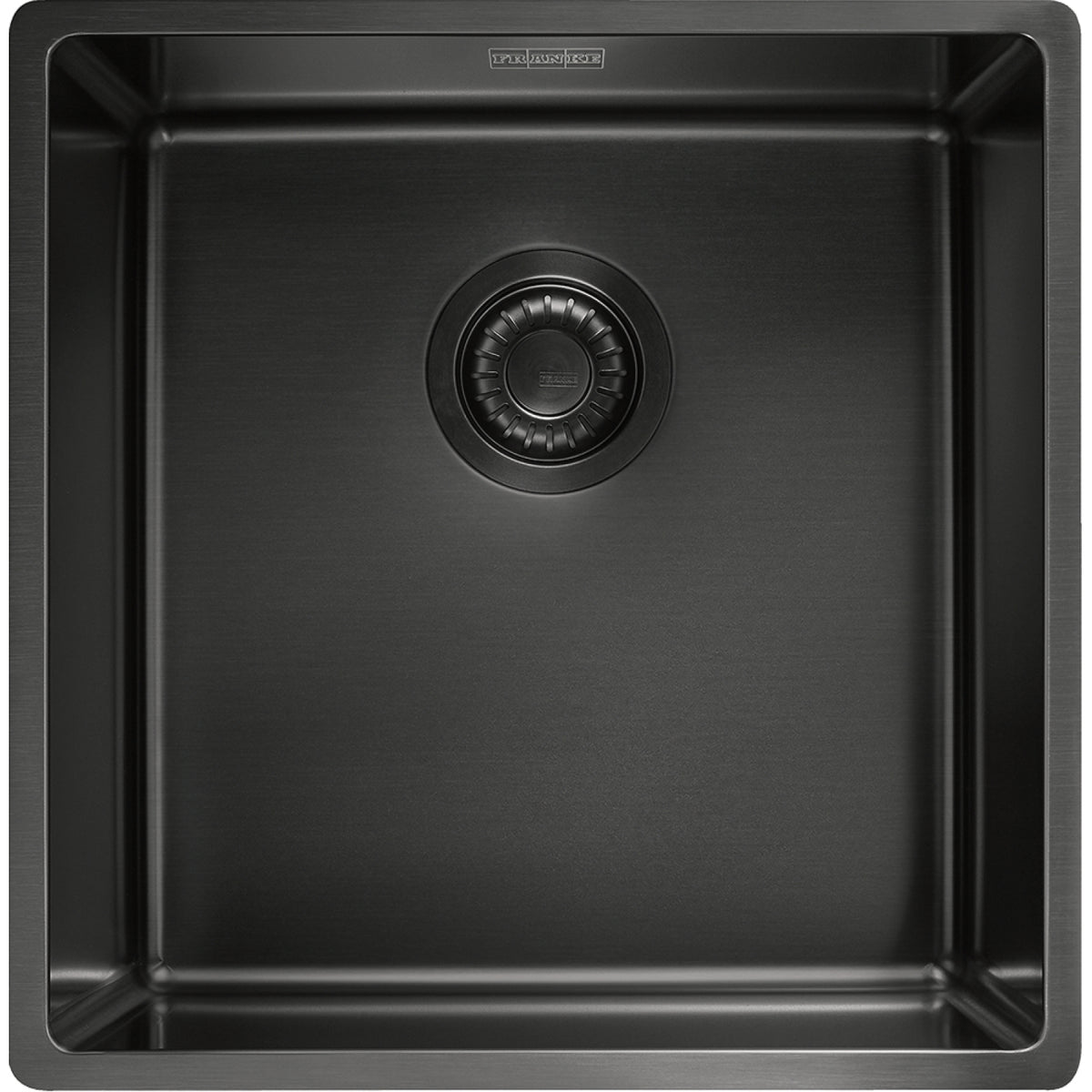 Franke Mythos Masterpiece 15.75" undermount stainless steel kitchen sink MMX11015-WKC in Anthracite