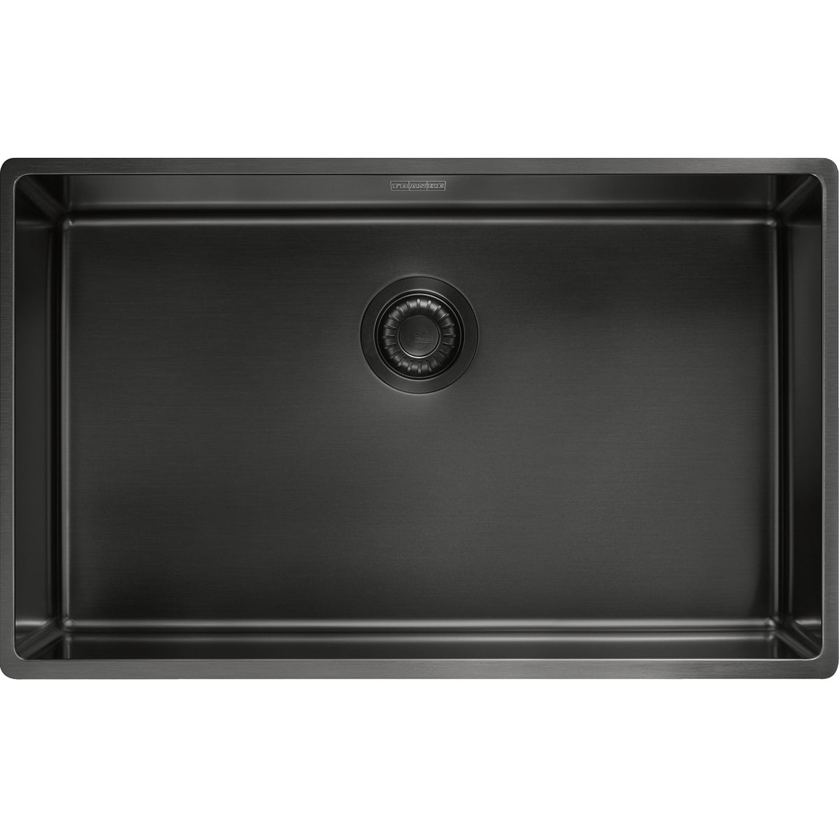 Franke Mythos Masterpiece 28.5" undermount stainless steel kitchen sink MMX11027-WKC in Anthracite