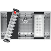 Franke Cube 31.5" undermount stainless steel kitchen sink CUX11030-WKC2