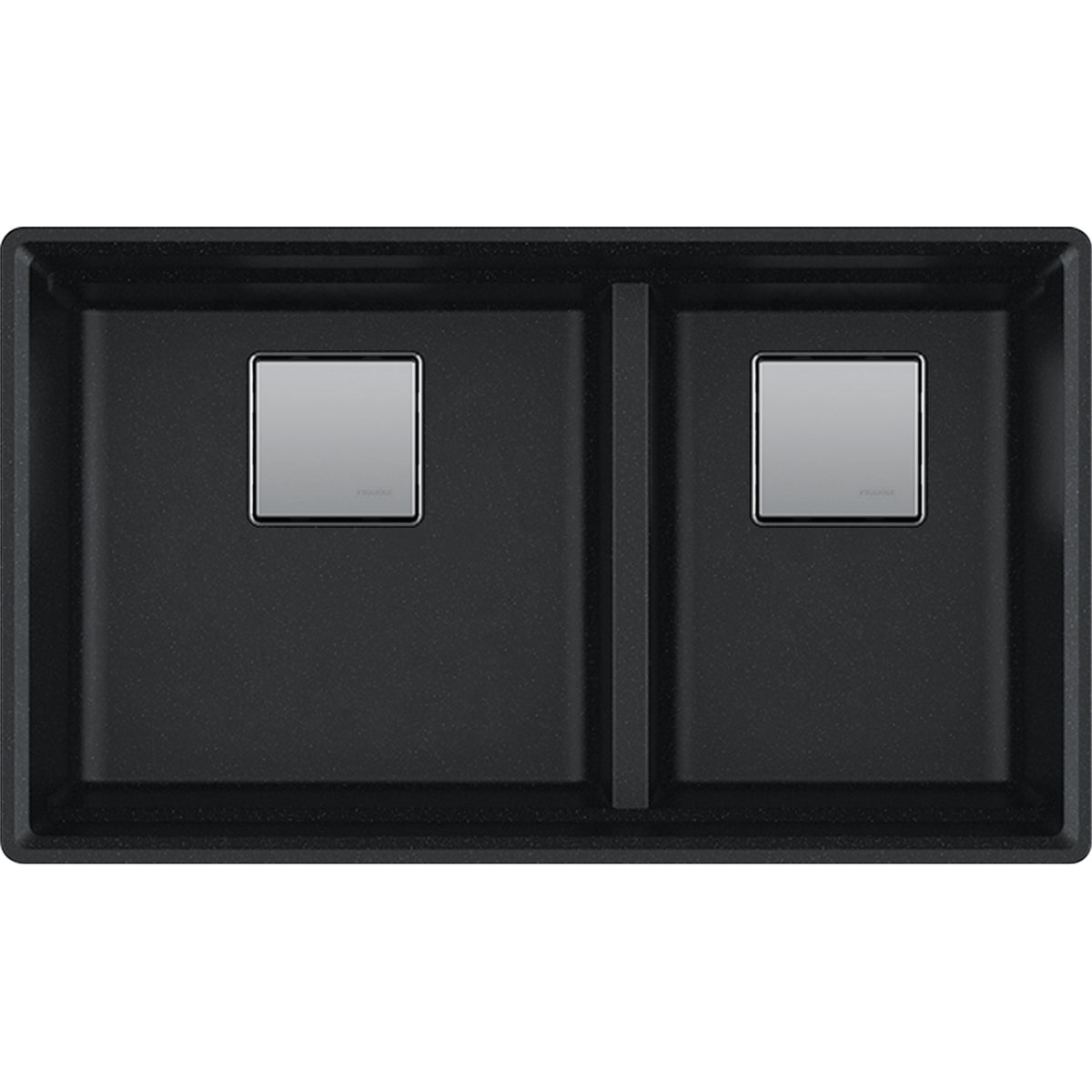 Franke Peak 32" undermount fragranite kitchen sink PKG160LD in Onyx