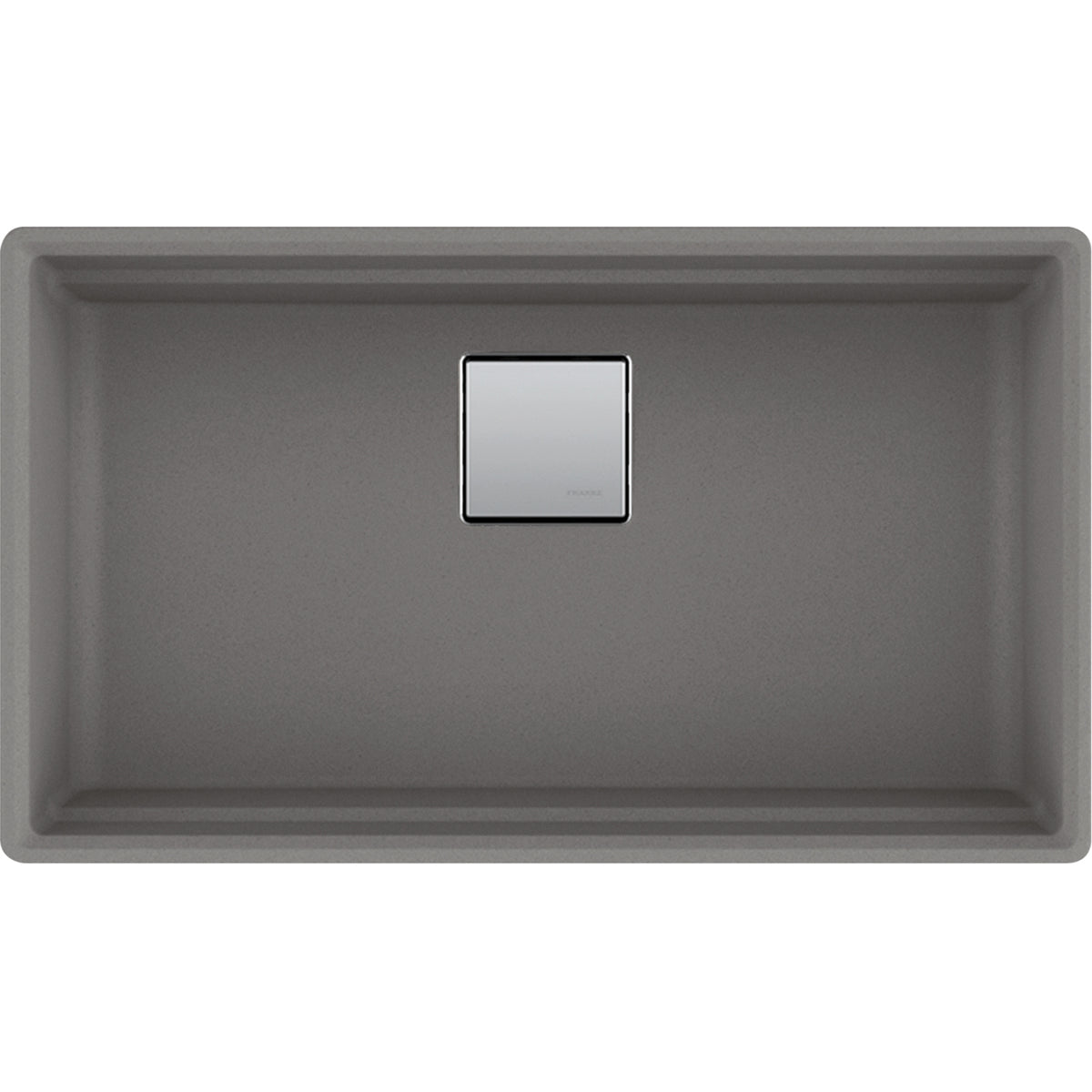 Franke Peak 32" undermount fragranite kitchen sink PKG110-31 in Stone Grey