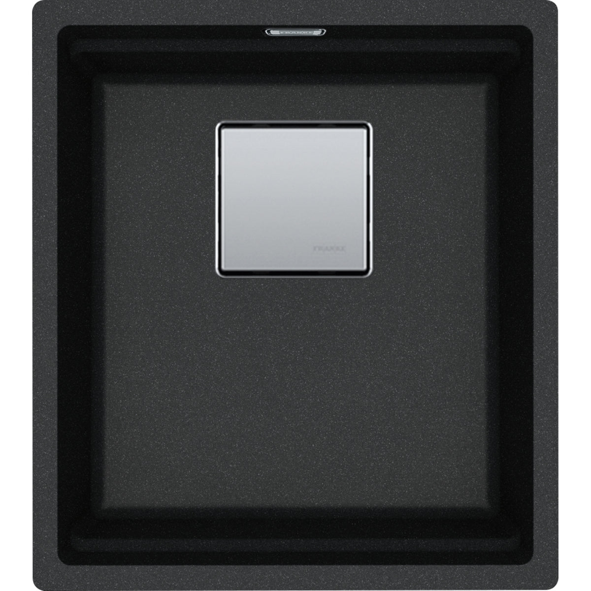 Franke Peak 16.1" undermount fragranite kitchen sink PKG110-14 in Onyx