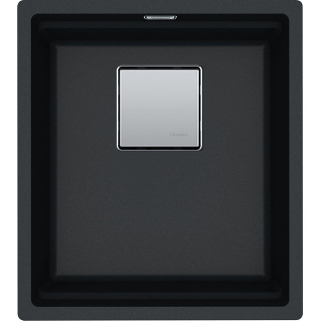 Franke Peak 14" Undermount Single Bowl Bar/Prep Granite Sink in Onyx Franke