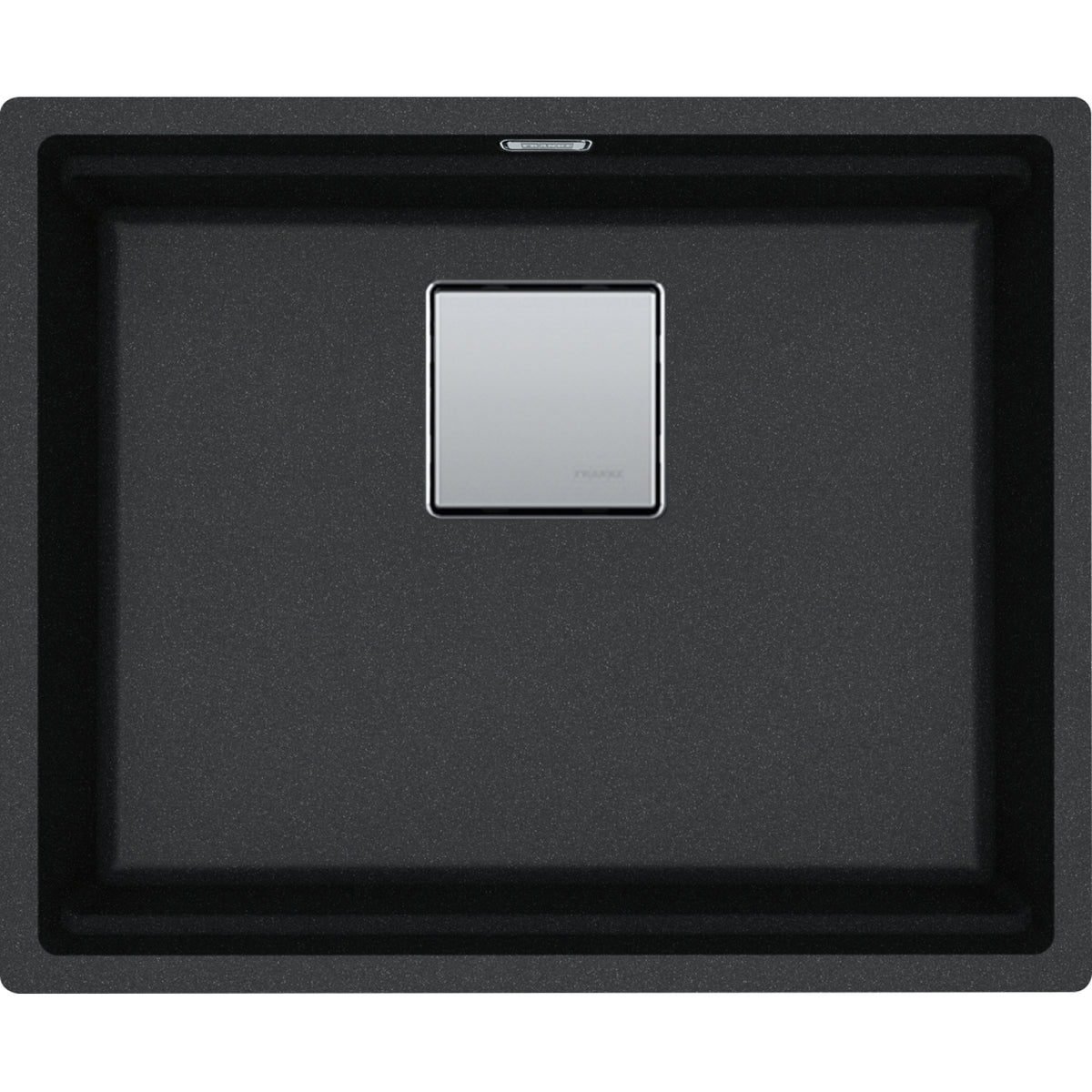 Franke Peak 22.06" undermount fragranite kitchen sink PKG110-20 in Onyx