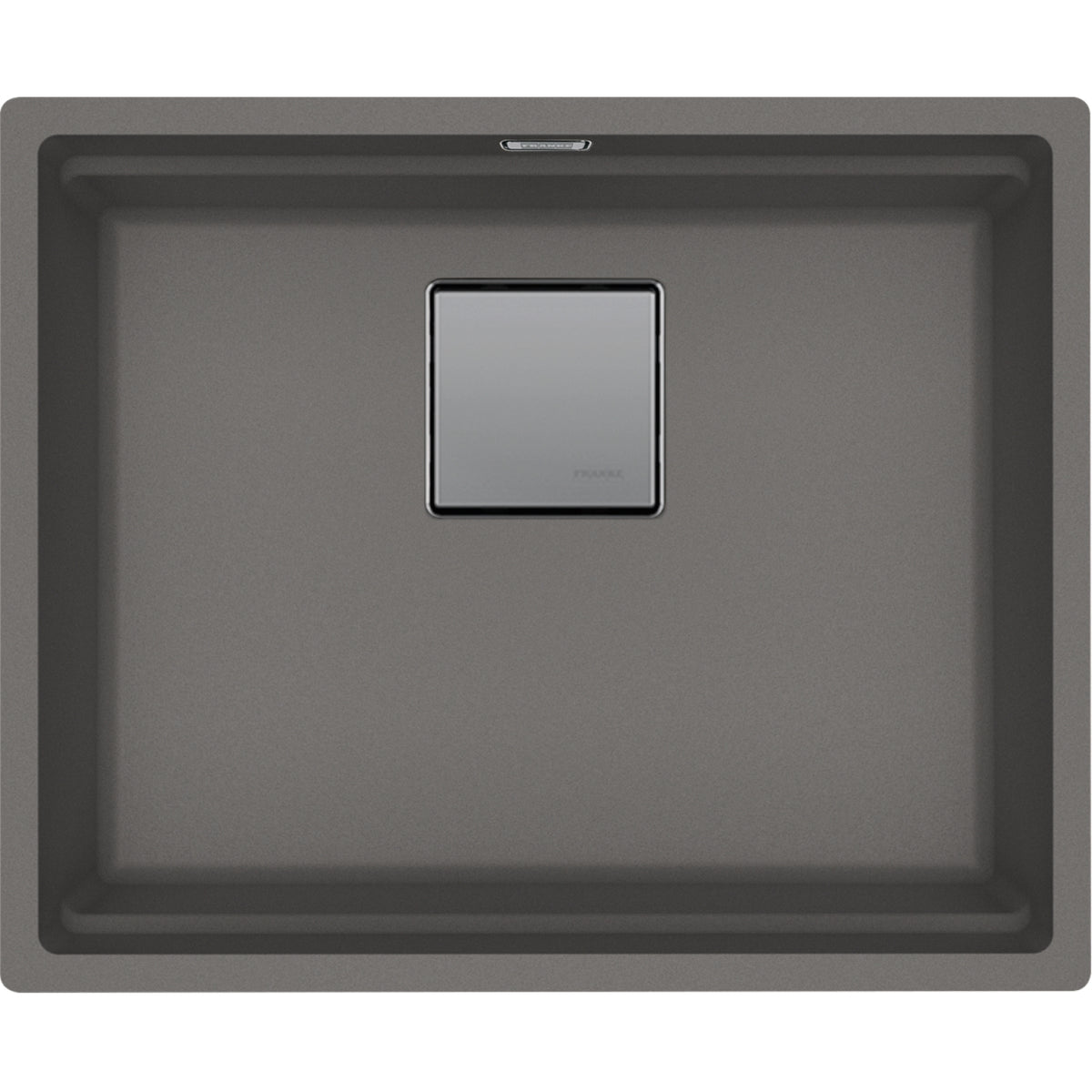 Franke Peak 22.06" undermount fragranite kitchen sink PKG110-20 in Stone Grey