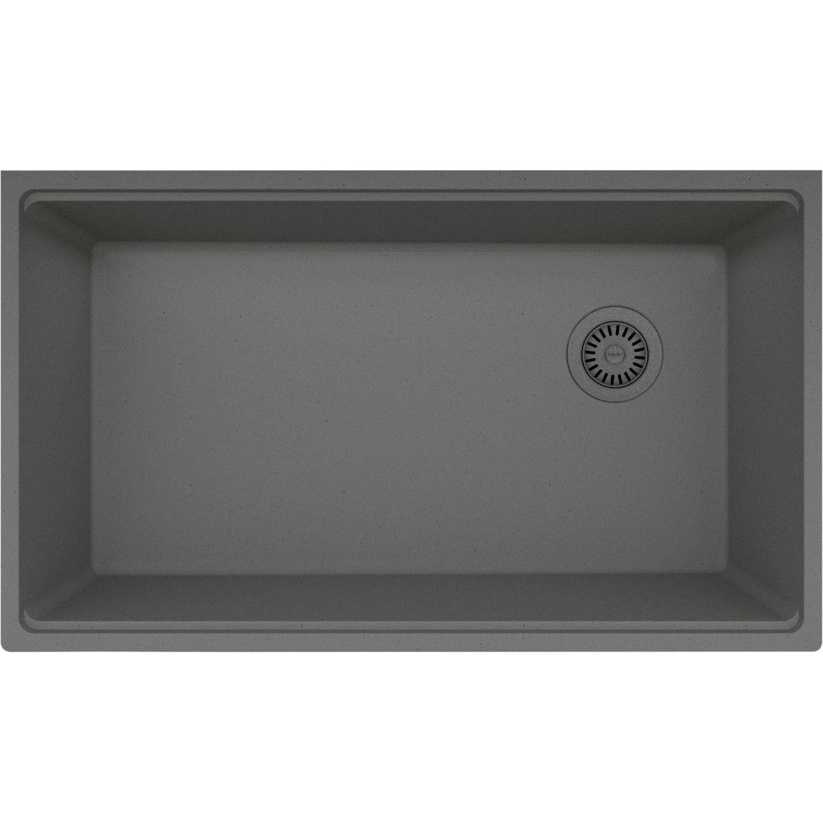Franke Maris 33" undermount fragranite kitchen sink MAG11031OW in Stone Grey