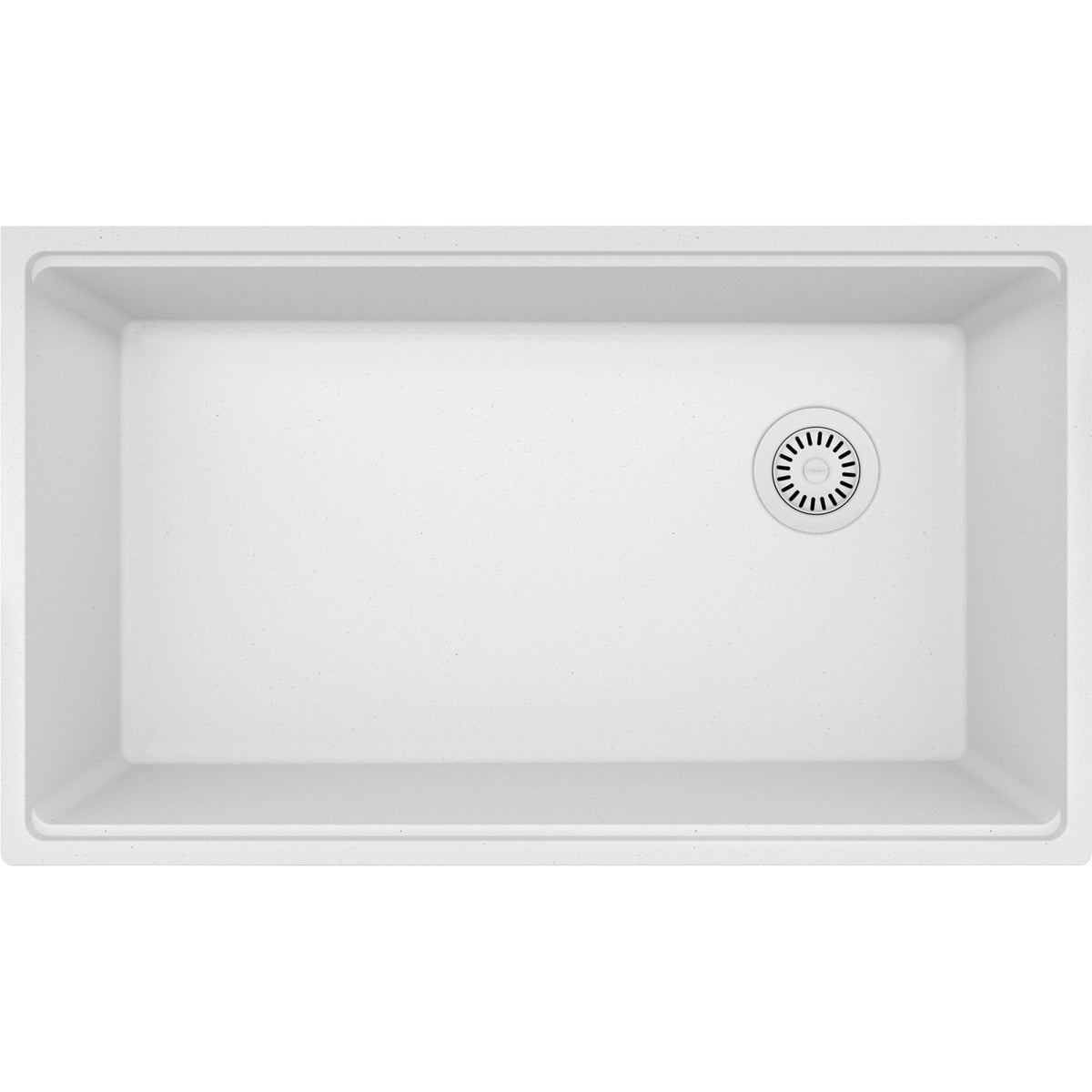 Franke Maris 33" undermount fragranite kitchen sink MAG11031OW in Polar White
