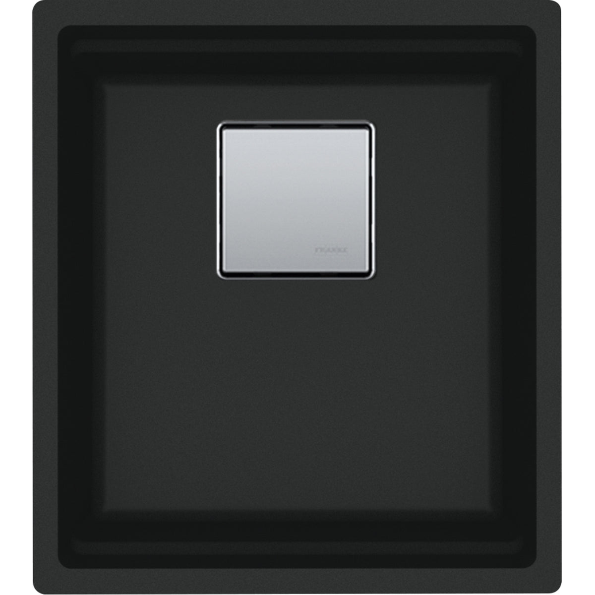 Franke Peak 16.1" undermount fragranite kitchen sink PKG110-14 in Matte Black