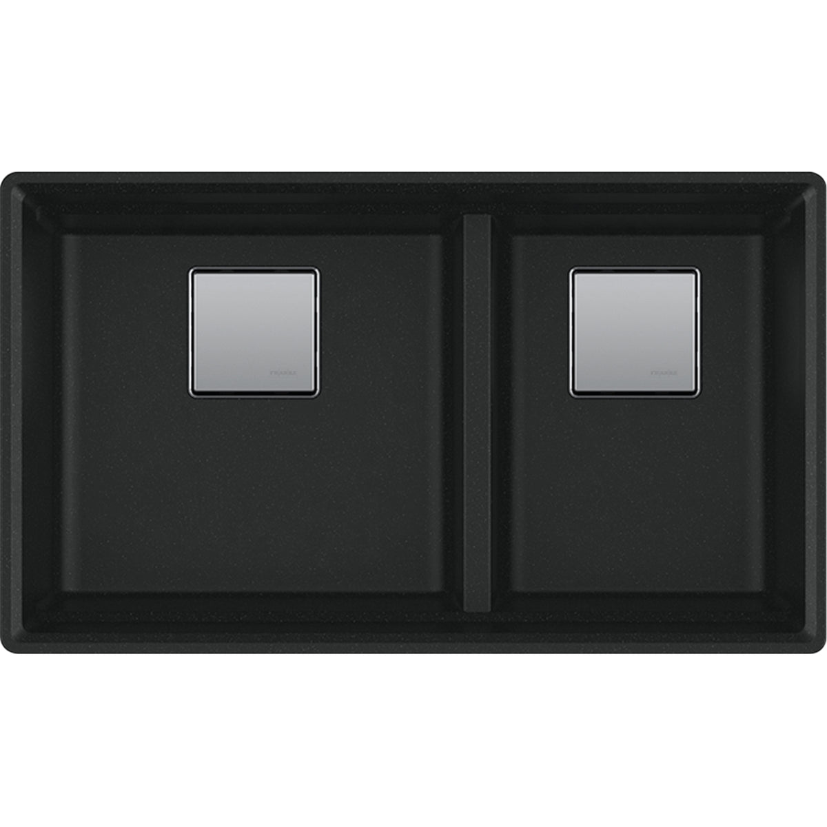 Franke Peak 32" undermount fragranite kitchen sink PKG160LD in Matte Black