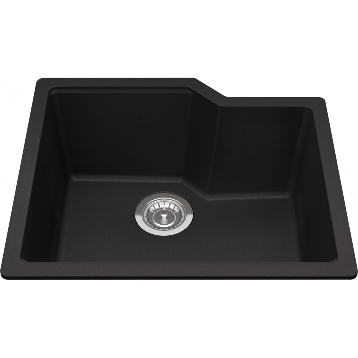 Kindred Urban 22" undermount fragranite kitchen sink MGS2022U-9 in Matte Black
