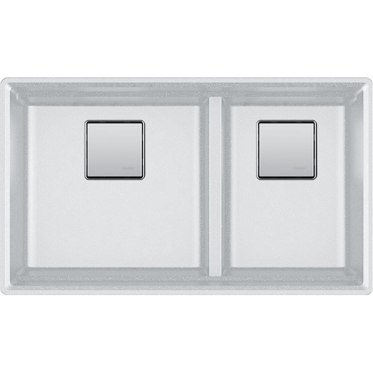 Franke Peak 32" undermount fragranite kitchen sink PKG160LD in Polar White