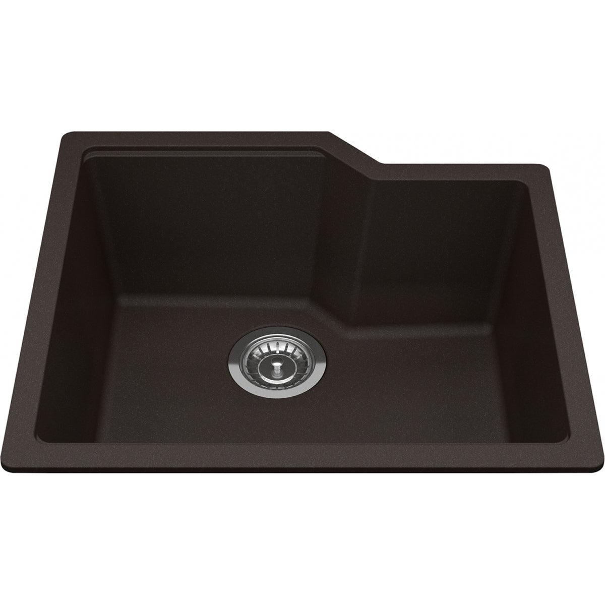Kindred Urban 22" undermount fragranite kitchen sink MGS2022U-9 in Mocha