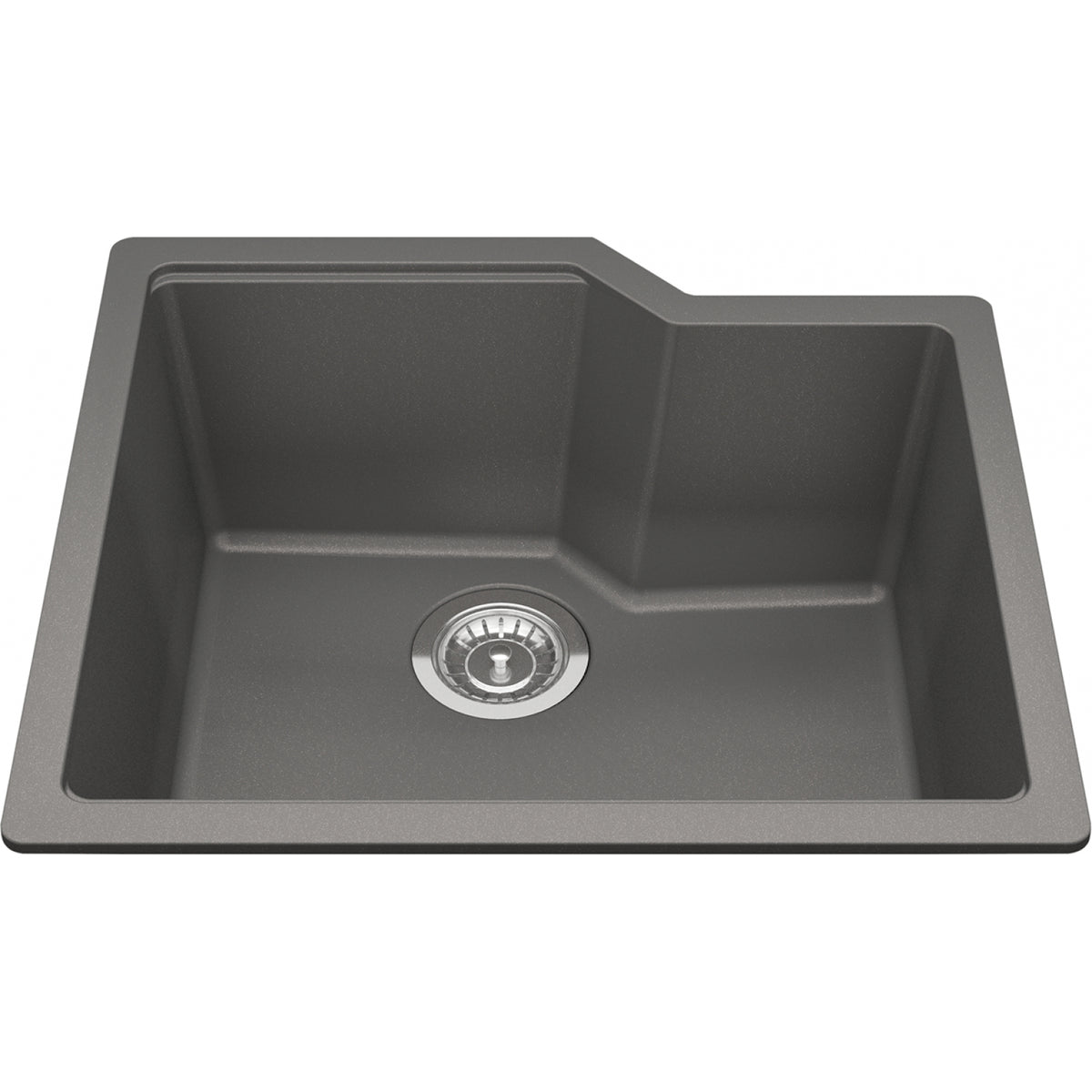 Kindred Urban 22" undermount fragranite kitchen sink MGS2022U-9 in Stone Grey