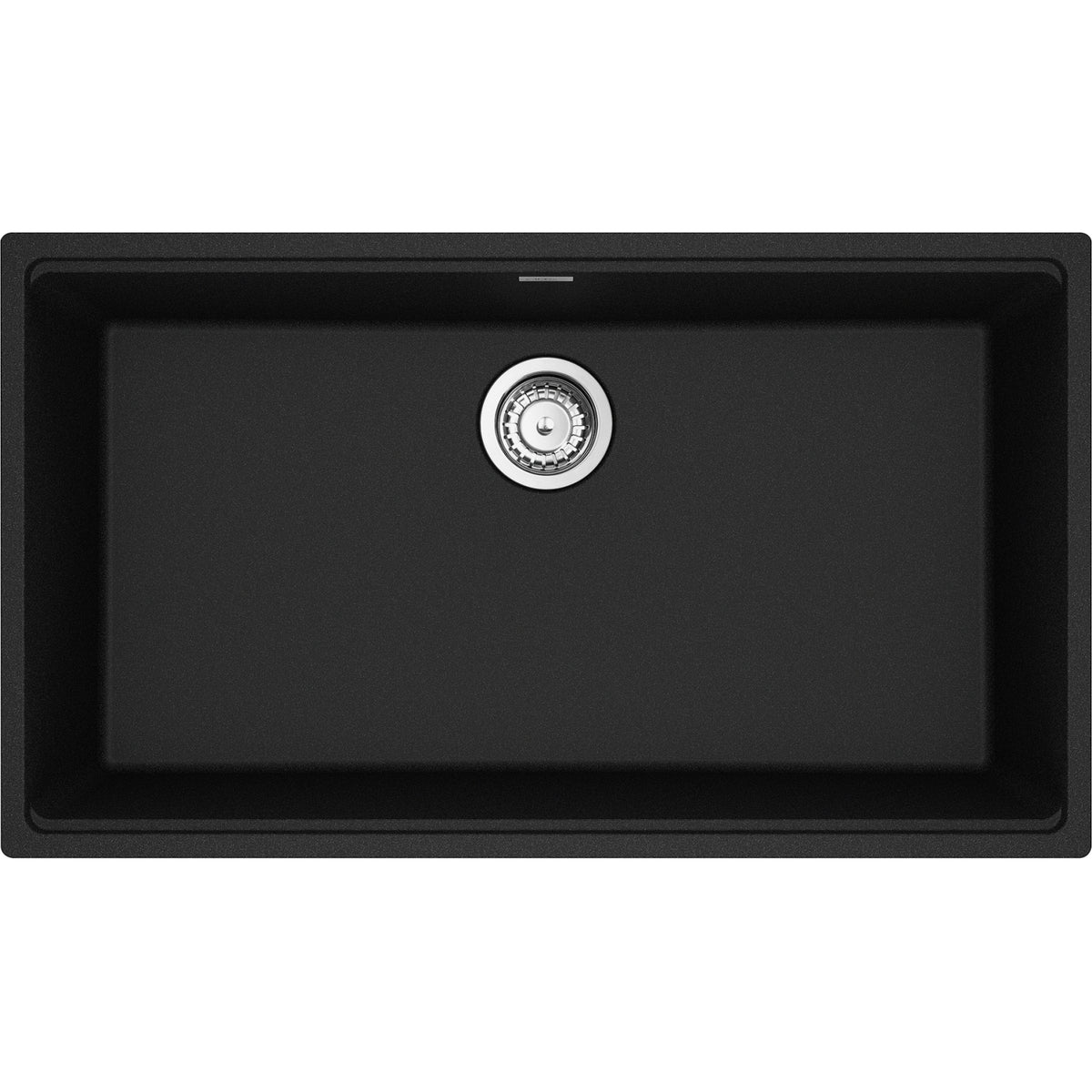 Franke Maris 33" undermount fragranite kitchen sink MAG11031 in Onyx