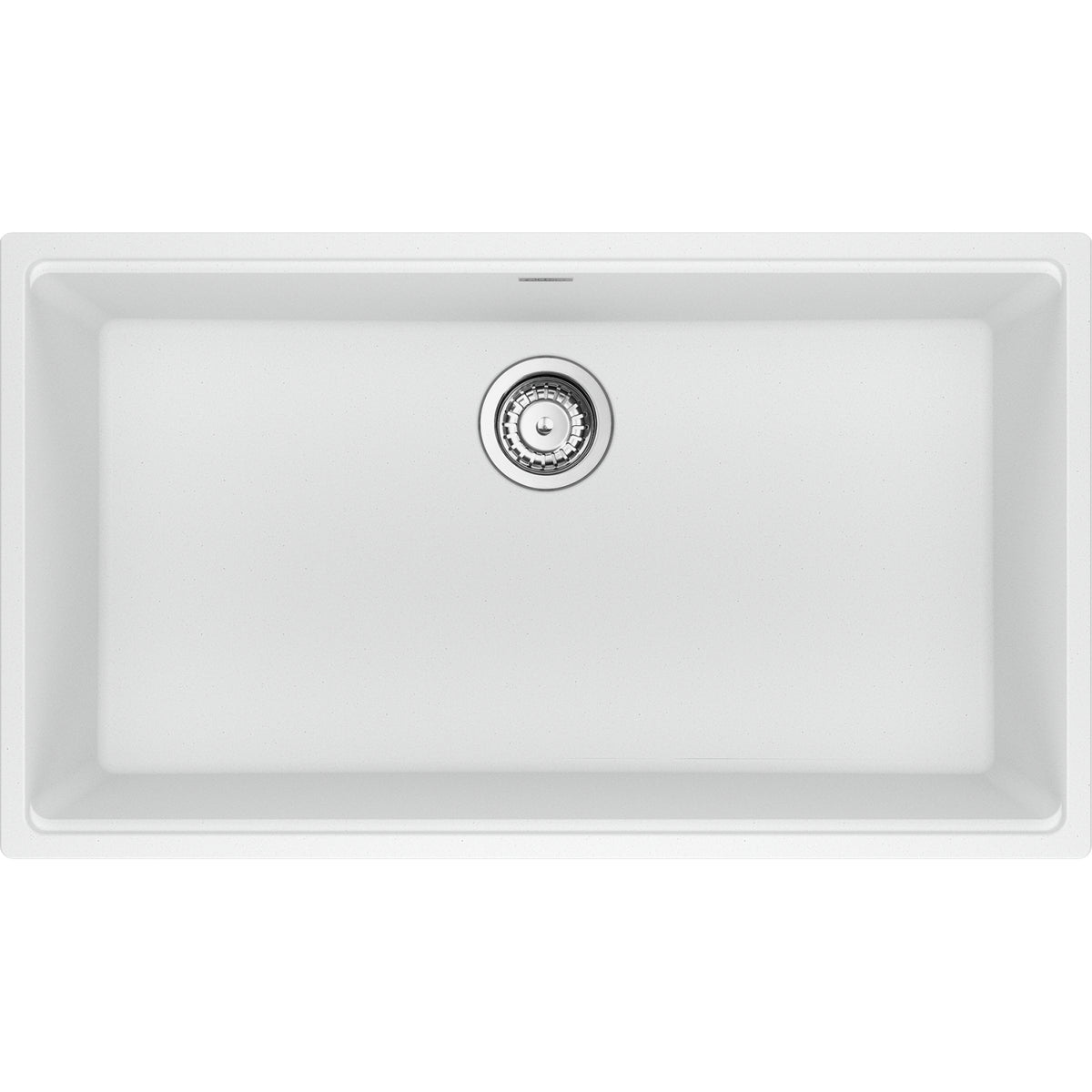 Franke Maris 33" undermount fragranite kitchen sink MAG11031 in Polar White