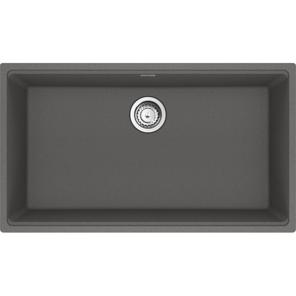 Franke Maris 33" undermount fragranite kitchen sink MAG11031 in Stone Grey
