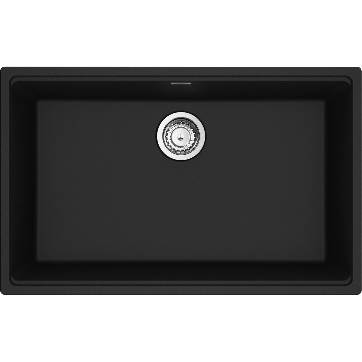 Franke Maris 30" undermount fragranite kitchen sink MAG11028 in Matte Black