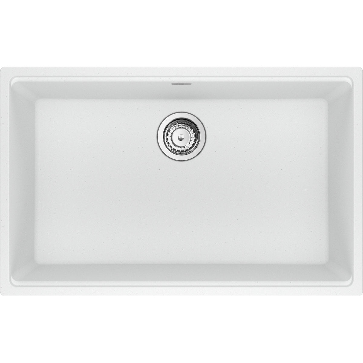 Franke Maris 30" undermount fragranite kitchen sink MAG11028 in Polar White
