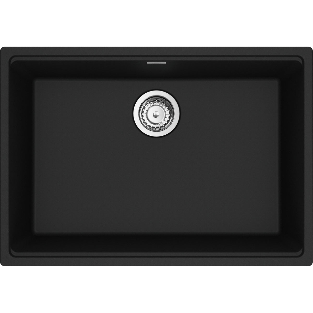 Franke Maris 27" undermount fragranite kitchen sink MAG11025 in Matte Black